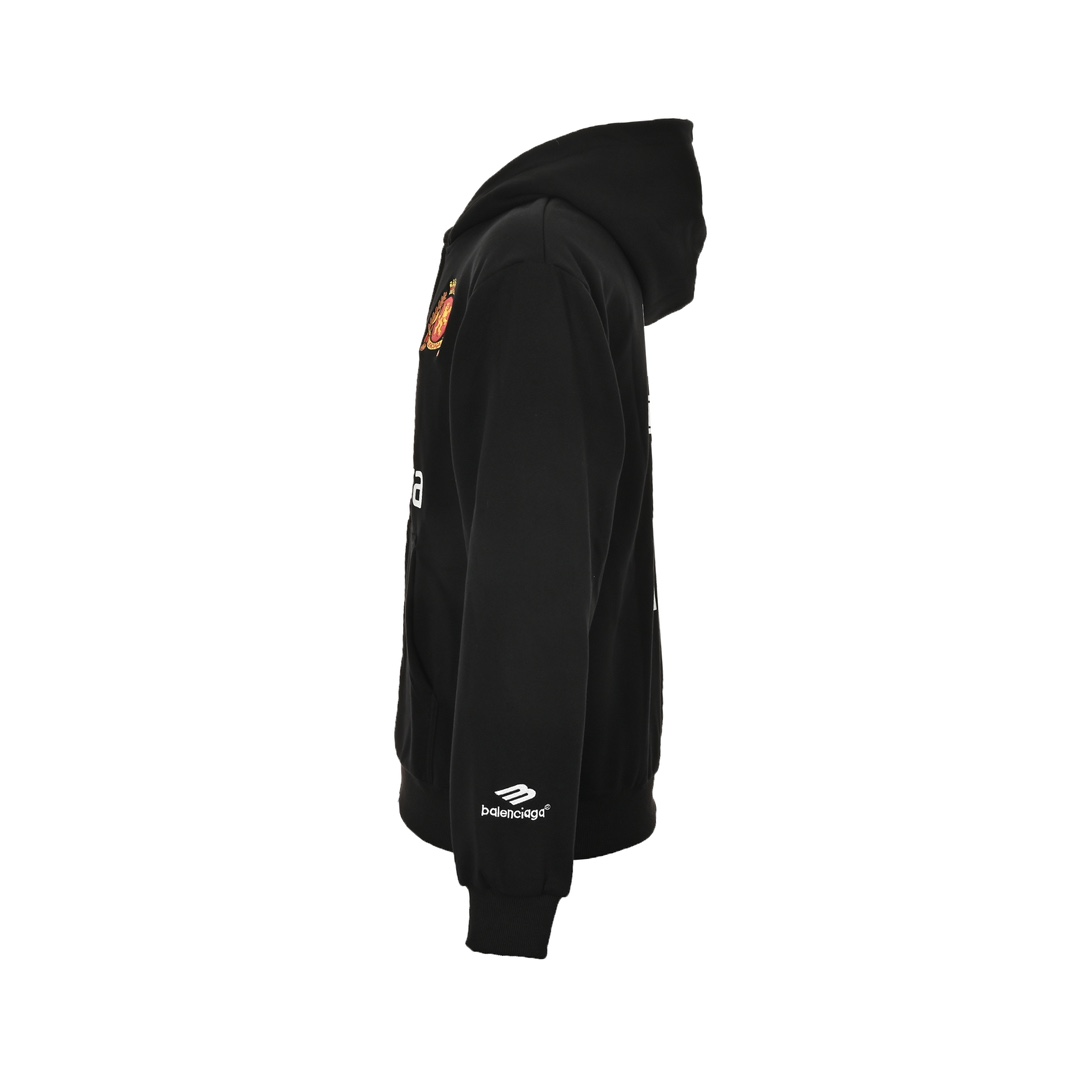 Balenciaga/巴黎世家 24ss 曼联刺绣开衫外套 黑色 粉色 红色 白色