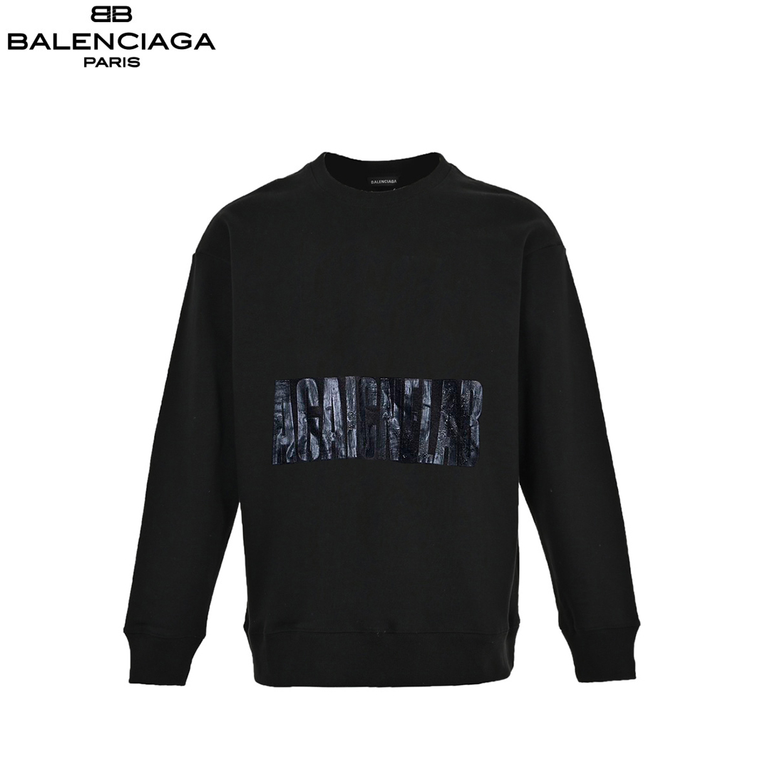 Balenciaga/巴黎世家 24ss涂鸦LOGO圆领卫衣