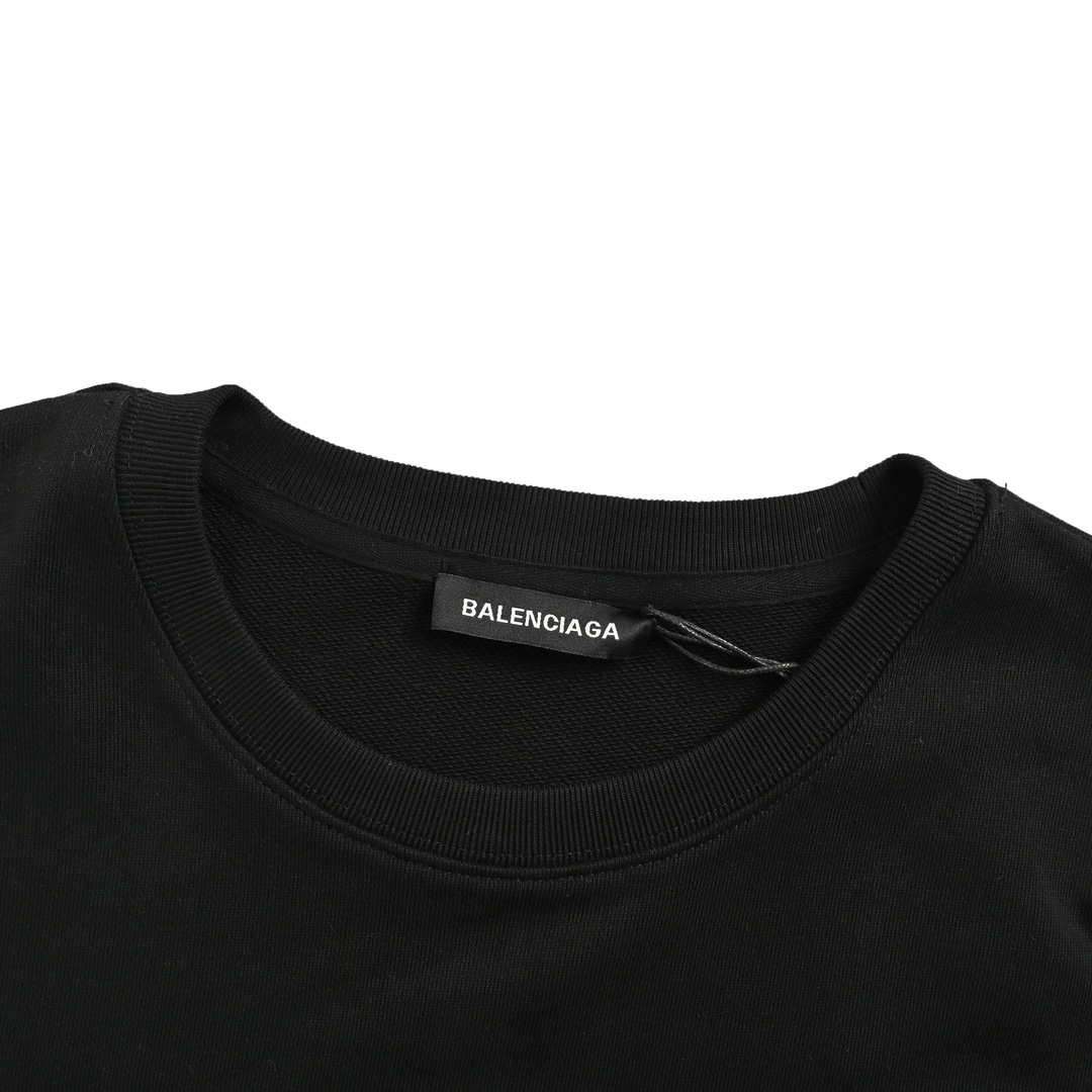 Balenciaga/巴黎世家 24ss涂鸦LOGO圆领卫衣