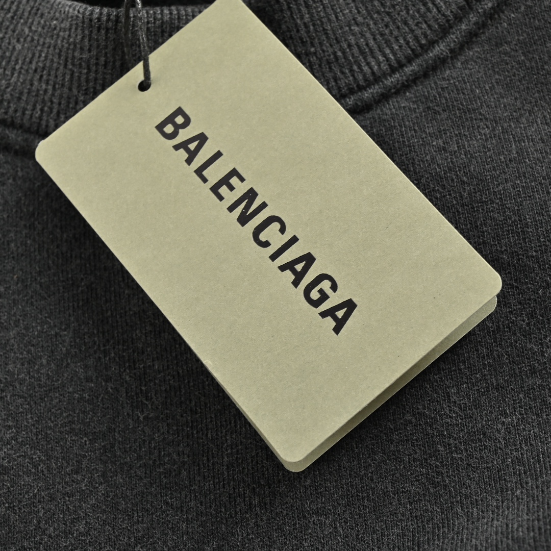 Balenciaga/巴黎世家 24ss Vogue夜景做旧水洗卫衣