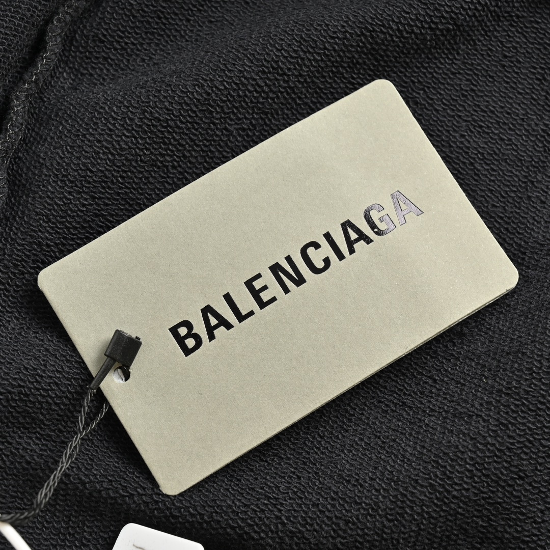 Balenciaga/巴黎世家 24ss城市夜景水洗做旧卫衣