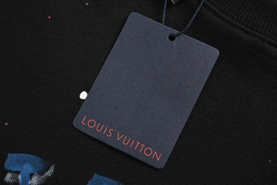 Louis Vuitton/路易威登 水洗破坏手绘圆领卫衣