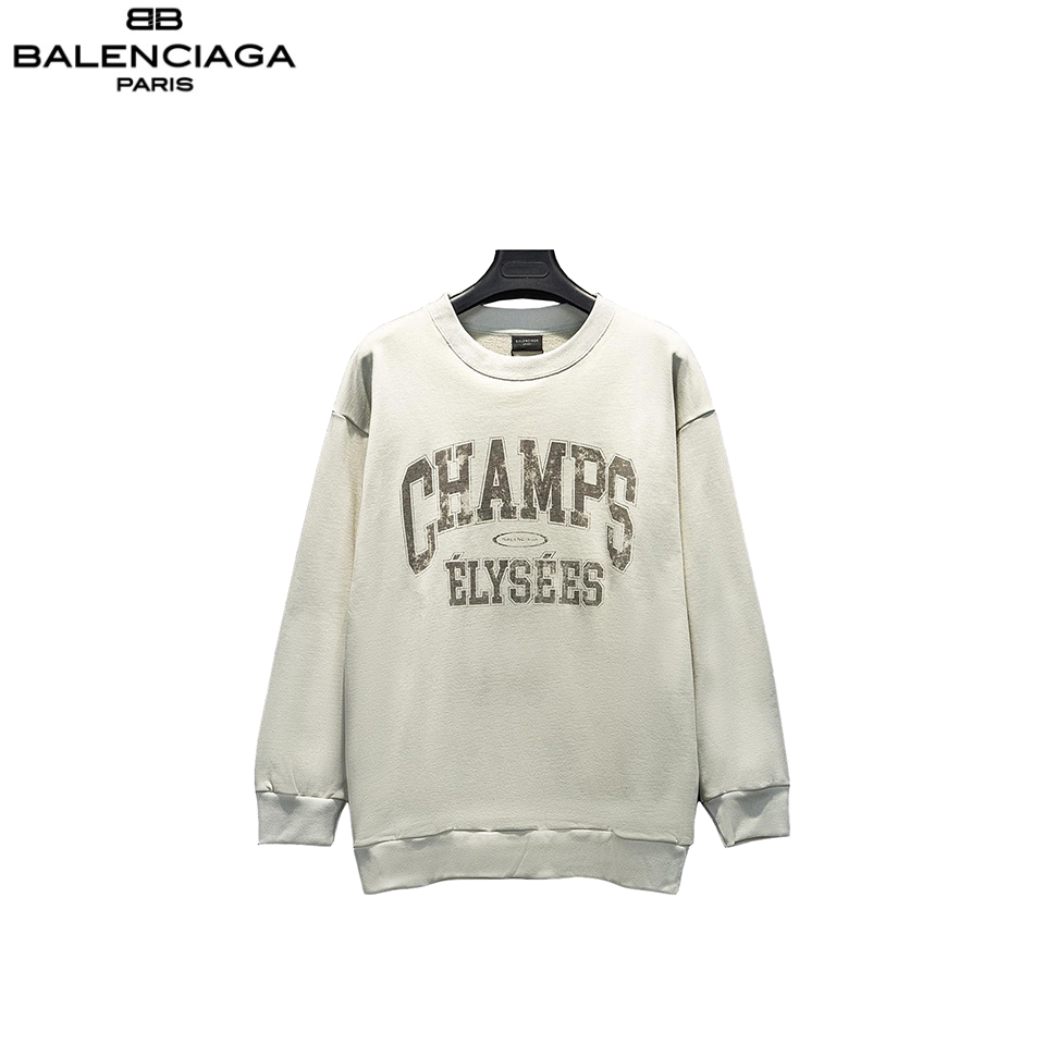 Balenciaga巴黎世家 24ss 印花联名款圆领卫衣