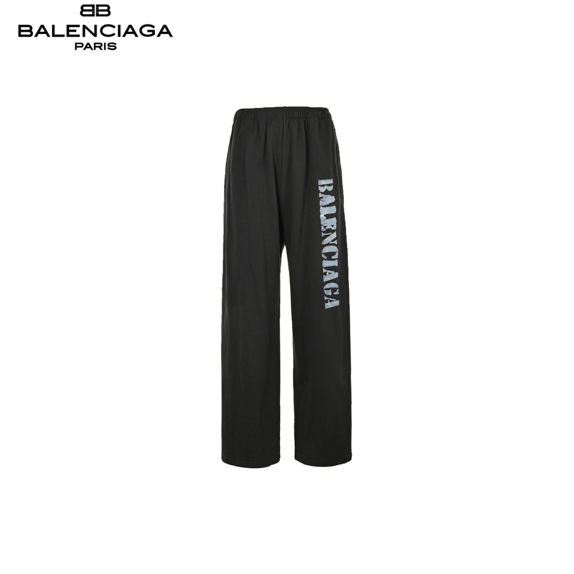 Balenciaga/巴黎世家 24ss 模糊字LOGO阔腿长裤