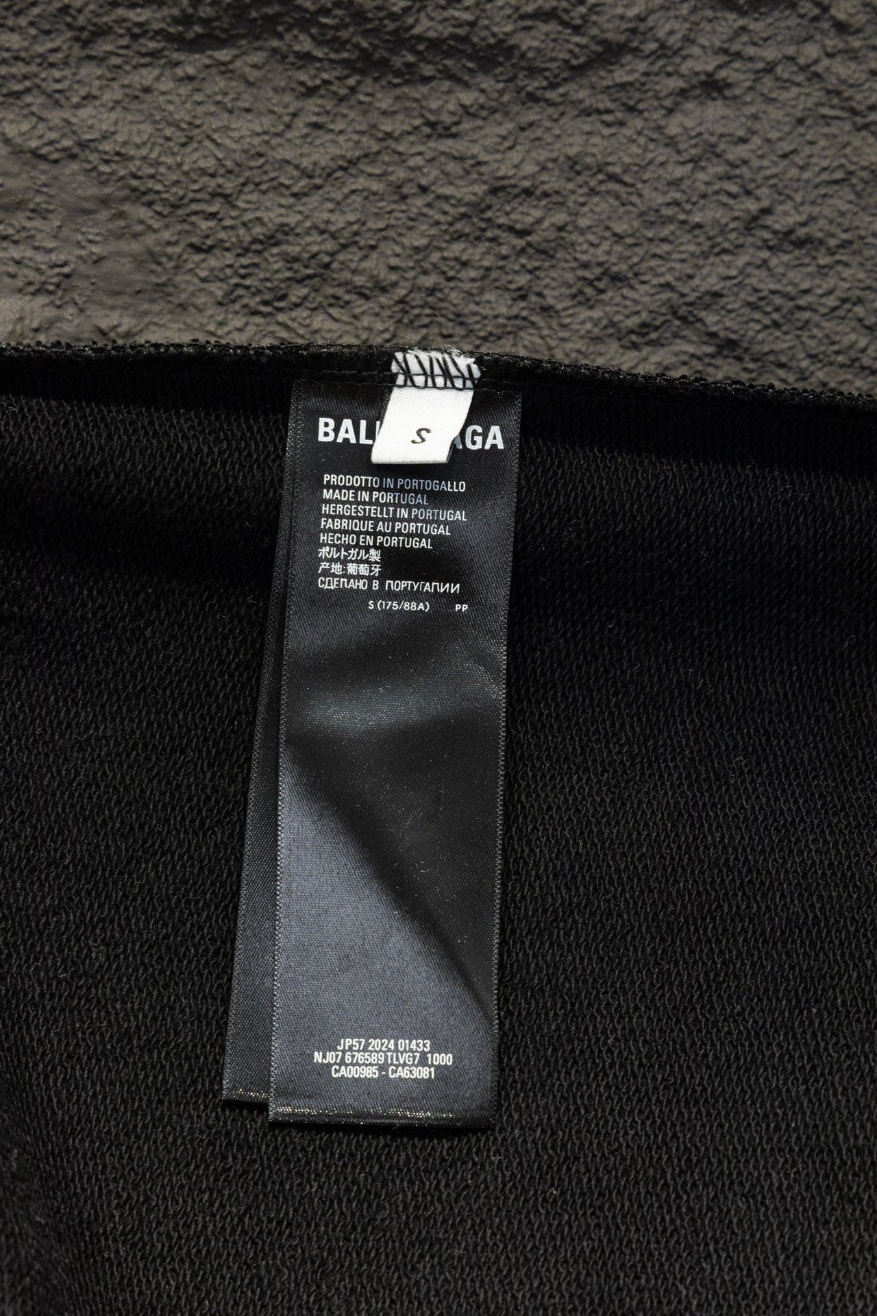 Balenciaga/巴黎世家 24ss 拼接印花圆领卫衣