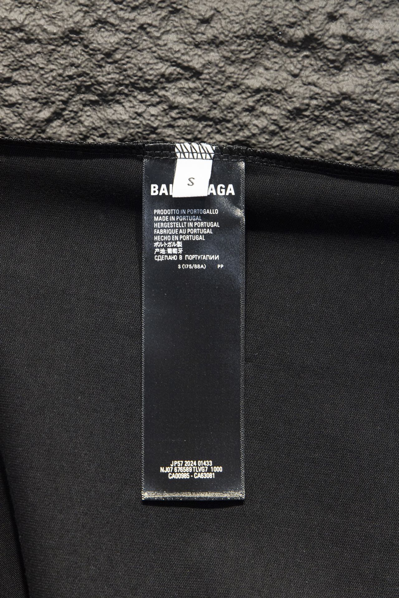 Balenciaga/巴黎世家 24ss海豚印花LOGO圆领卫衣