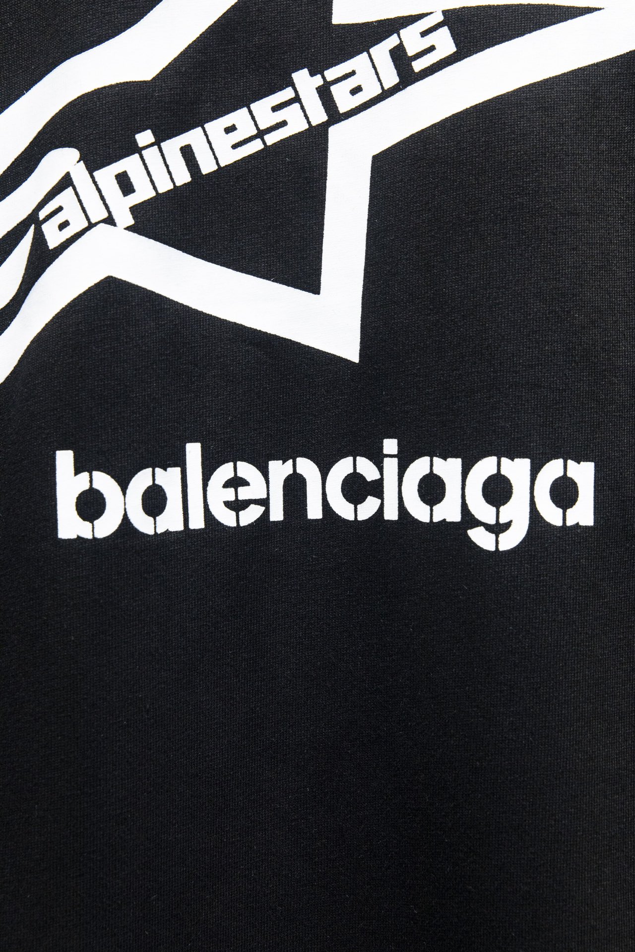 Balenciaga/巴黎世家 24ss海豚印花LOGO圆领卫衣