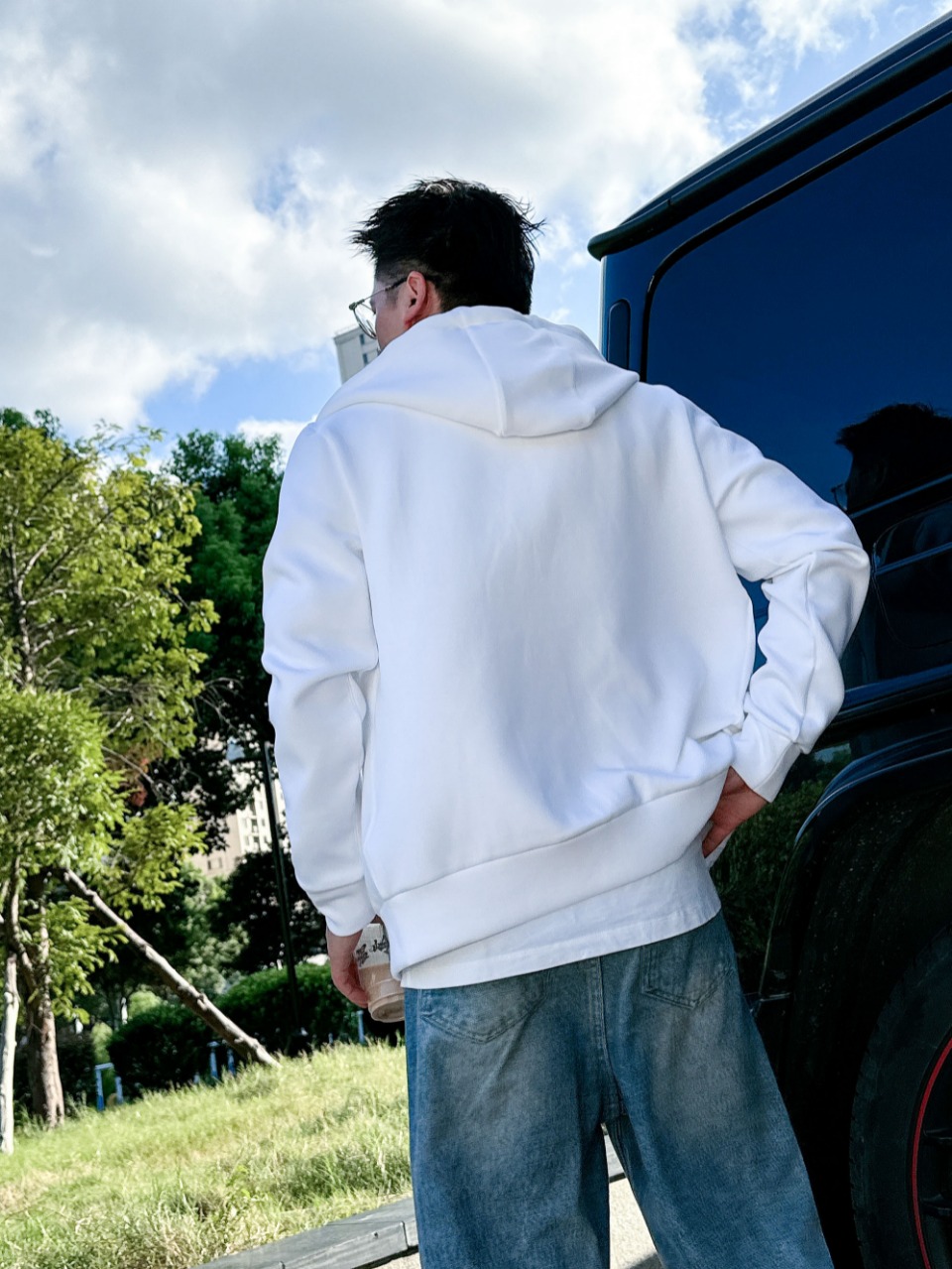 普拉达 2025秋冬最新爆款连帽外套 面料精选高支高密双股空气层长绒棉 手感超级舒服 logo精选全进口