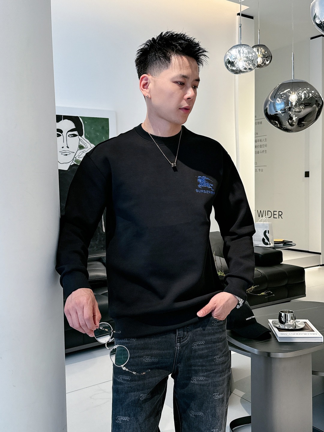 巴宝莉 2025最新款太空棉卫衣，独家发售！原版复刻，独家设计，超强工艺！极其奢华！版型超赞！🌟尺码 S