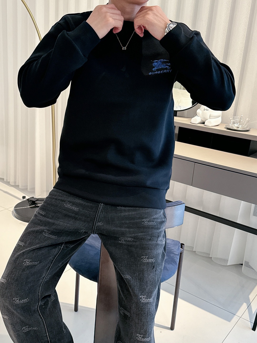 巴宝莉 2025最新款太空棉卫衣，独家发售！原版复刻，独家设计，超强工艺！极其奢华！版型超赞！🌟尺码 S