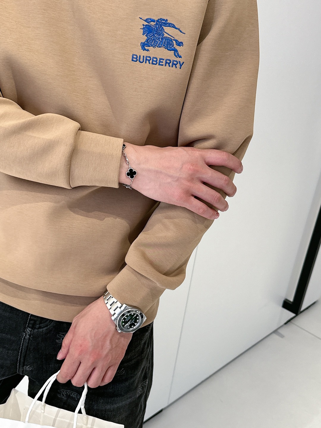 巴宝莉 2025最新款太空棉卫衣，独家发售！原版复刻，独家设计，超强工艺！极其奢华！版型超赞！🌟尺码 S