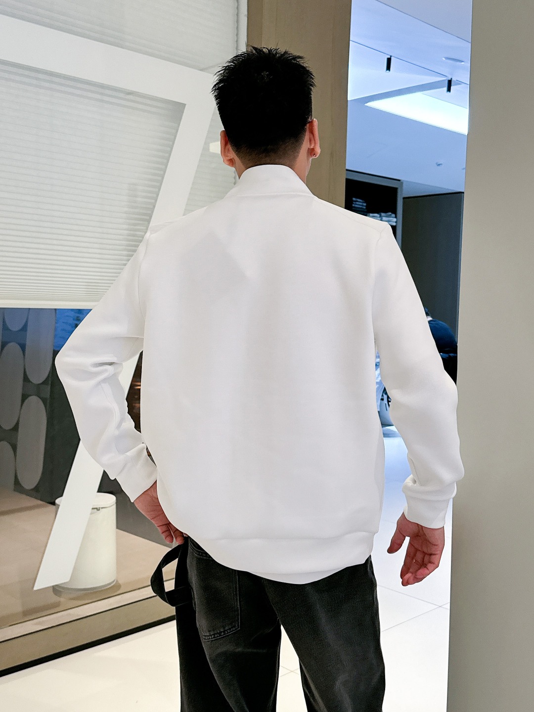 普拉达 2025秋冬最新爆款立领外套 面料精选高支高密双股空气层长绒棉 手感超级舒服 logo精选全进口