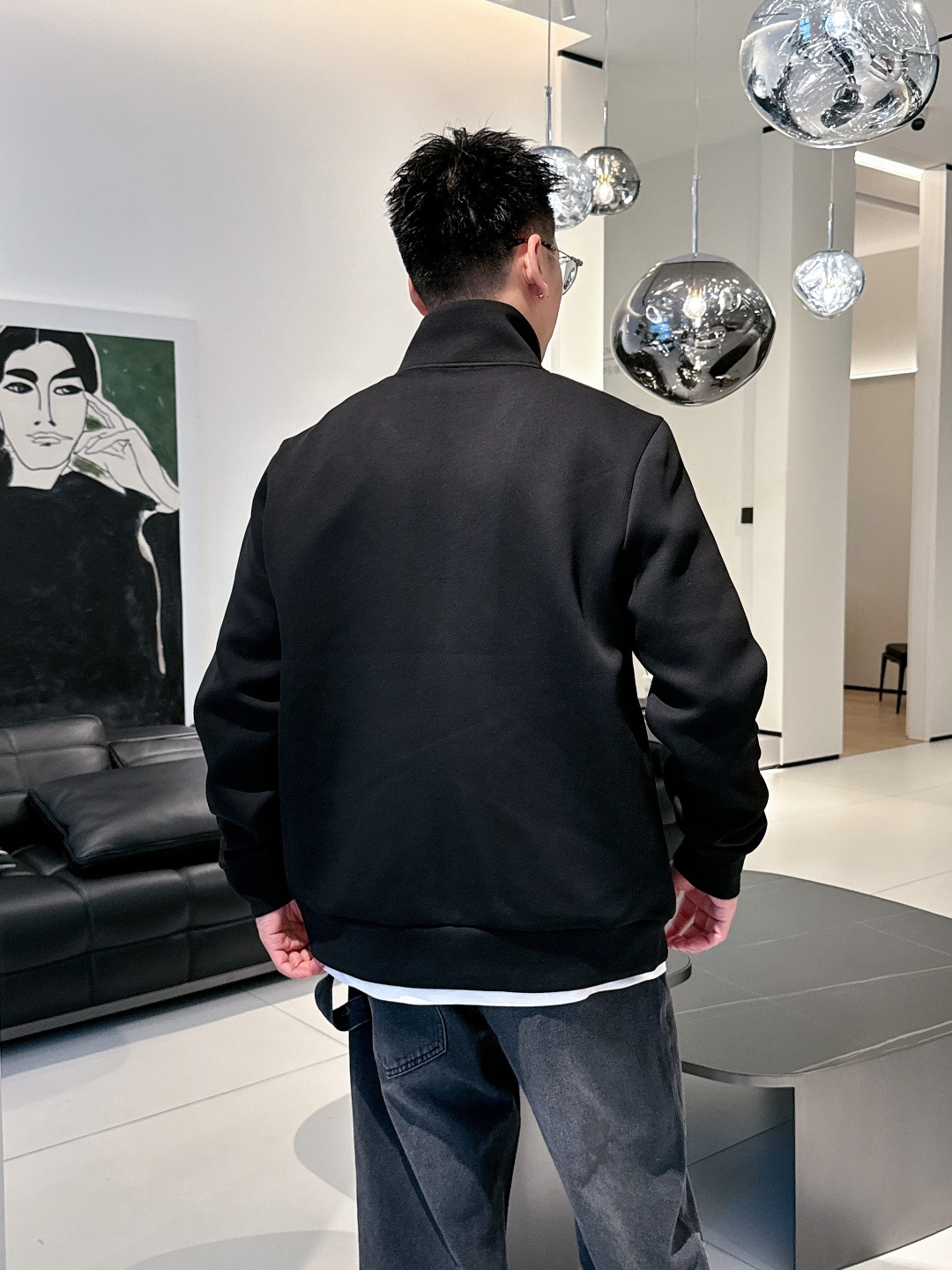 芬迪 2025秋冬最新爆款立领外套 面料精选高支高密双股空气层长绒棉 手感超级舒服 logo精选全进口环