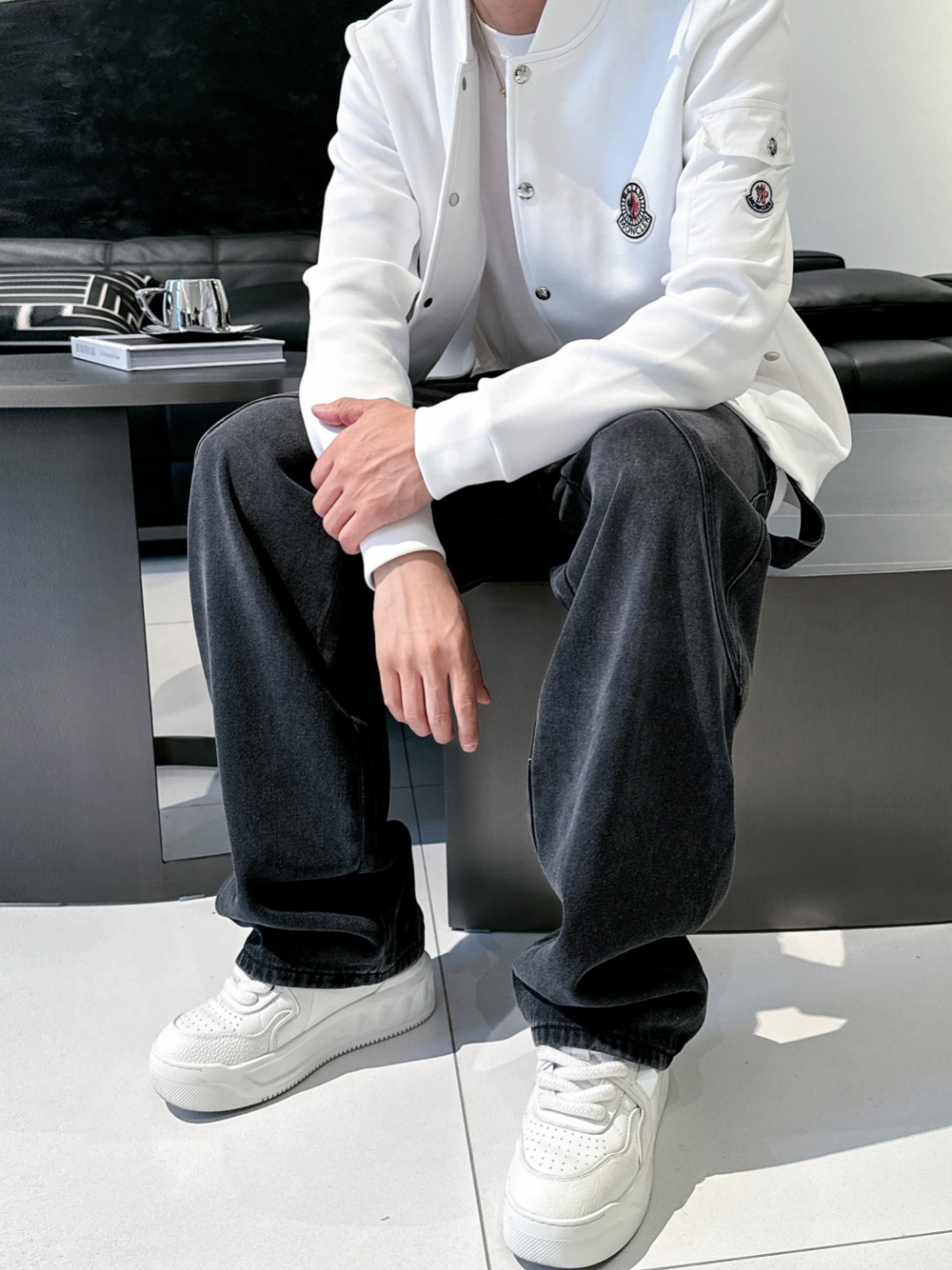 蒙口 2025秋冬最新爆款立领外套 面料精选高支高密双股空气层长绒棉 手感超级舒服 logo精选全进口环