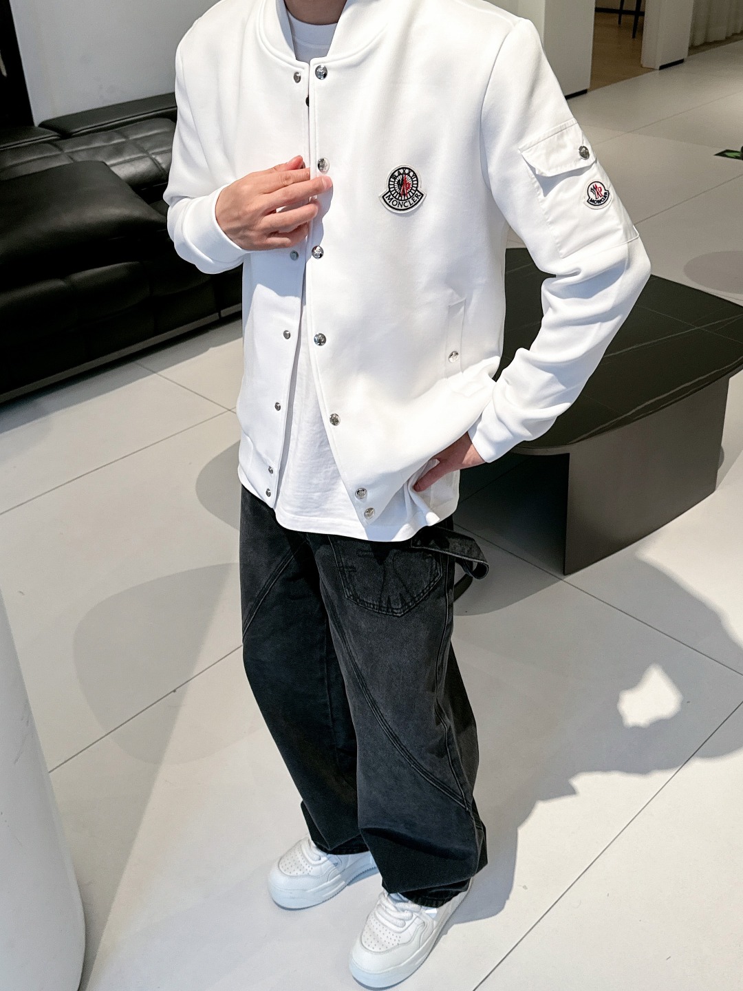 蒙口 2025秋冬最新爆款立领外套 面料精选高支高密双股空气层长绒棉 手感超级舒服 logo精选全进口环