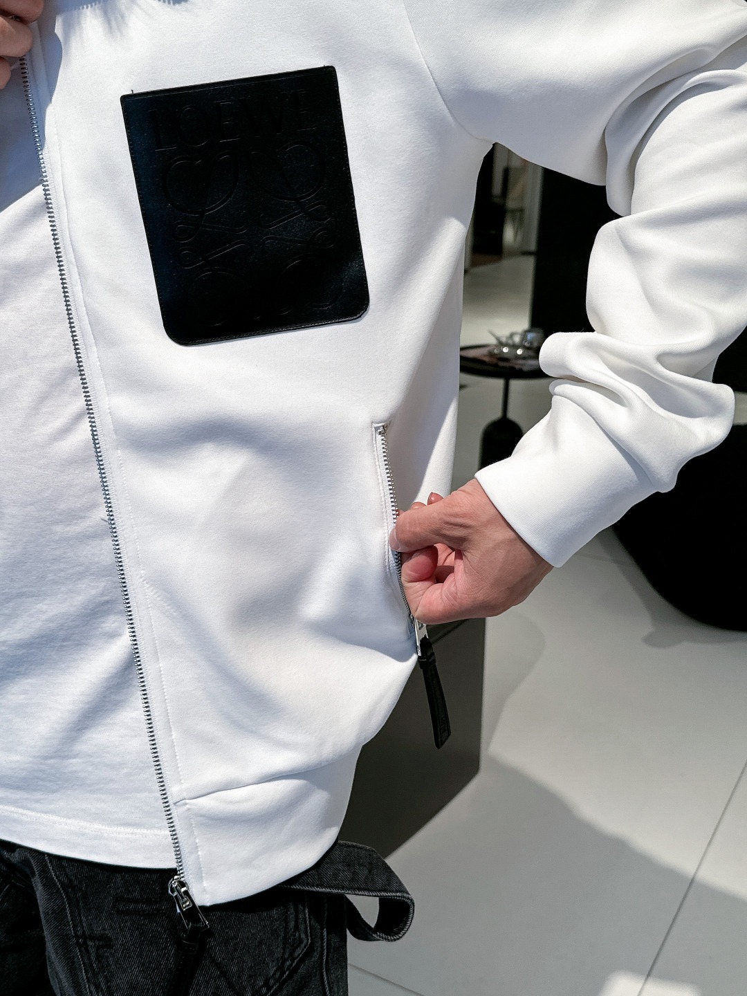 罗意威 2025秋冬最新爆款连帽外套 面料精选高支高密双股空气层长绒棉 手感超级舒服 logo精选全进口