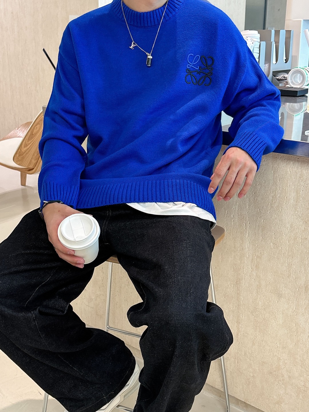 罗意威 毛衣 2025秋冬最新系列，专柜1:1顶级复刻，全品相！加厚款，潮人必备单品！懂货的老铁赶紧下手