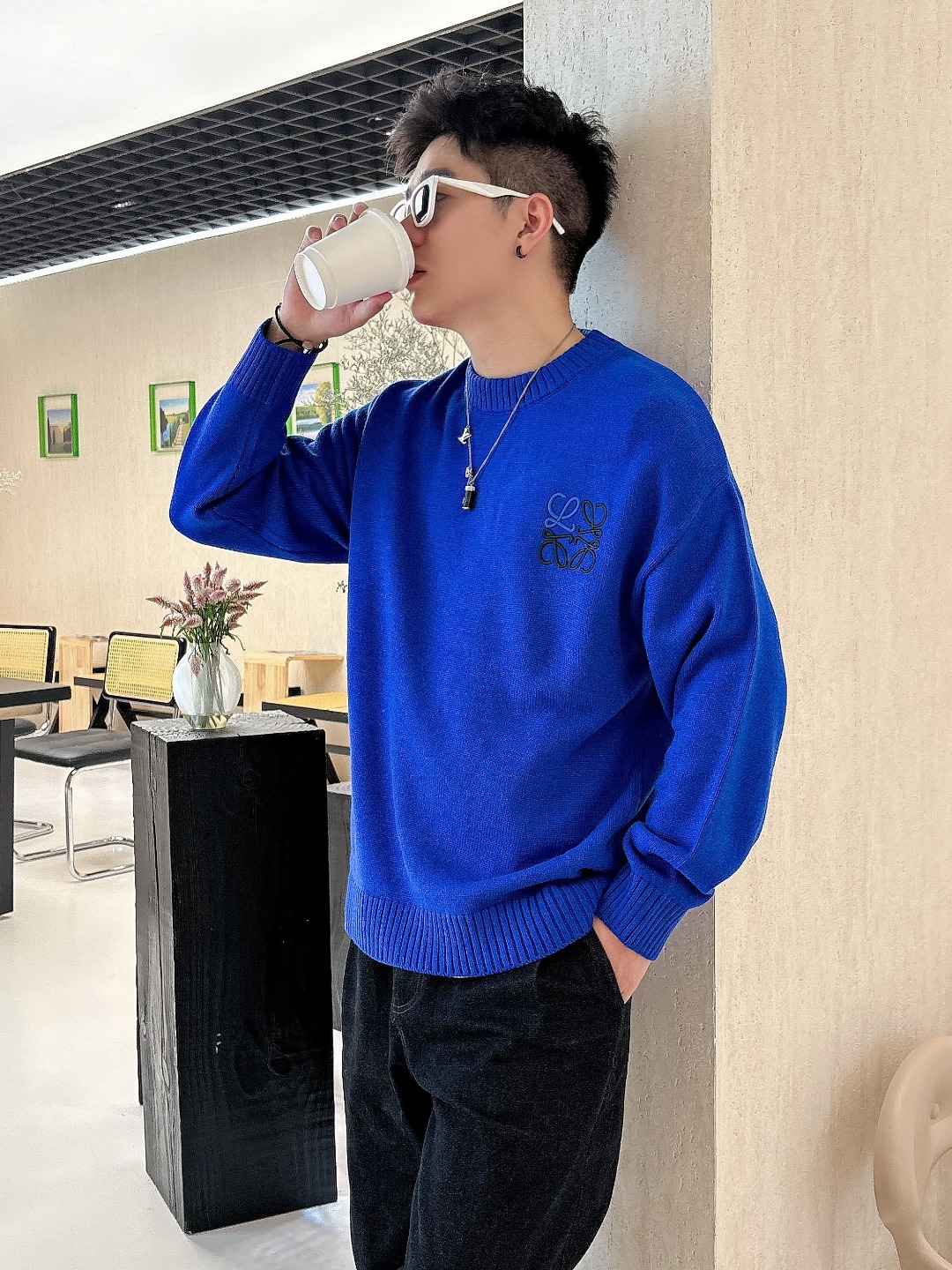 罗意威 毛衣 2025秋冬最新系列，专柜1:1顶级复刻，全品相！加厚款，潮人必备单品！懂货的老铁赶紧下手