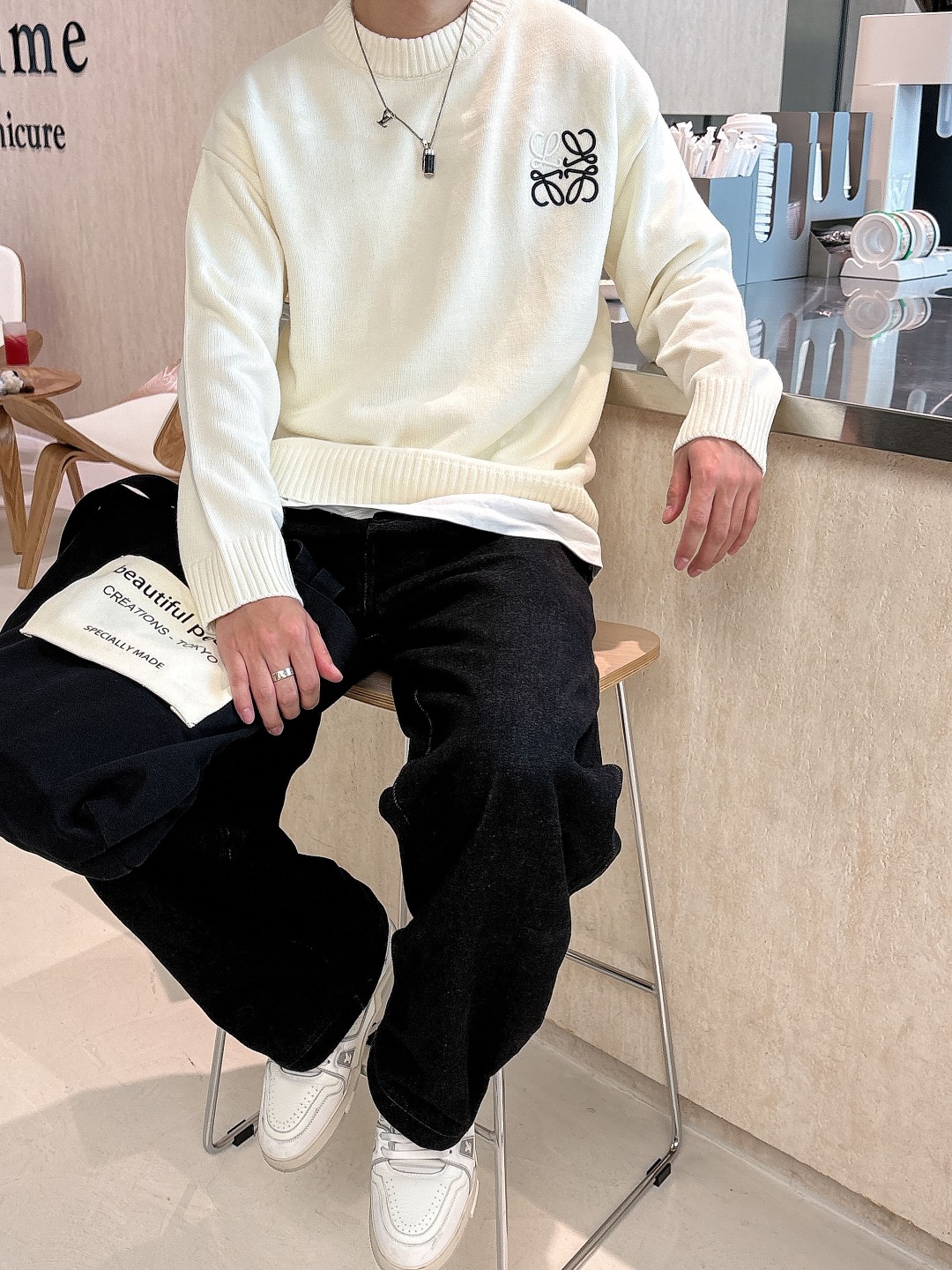 罗意威 毛衣 2025秋冬最新系列，专柜1:1顶级复刻，全品相！加厚款，潮人必备单品！懂货的老铁赶紧下手