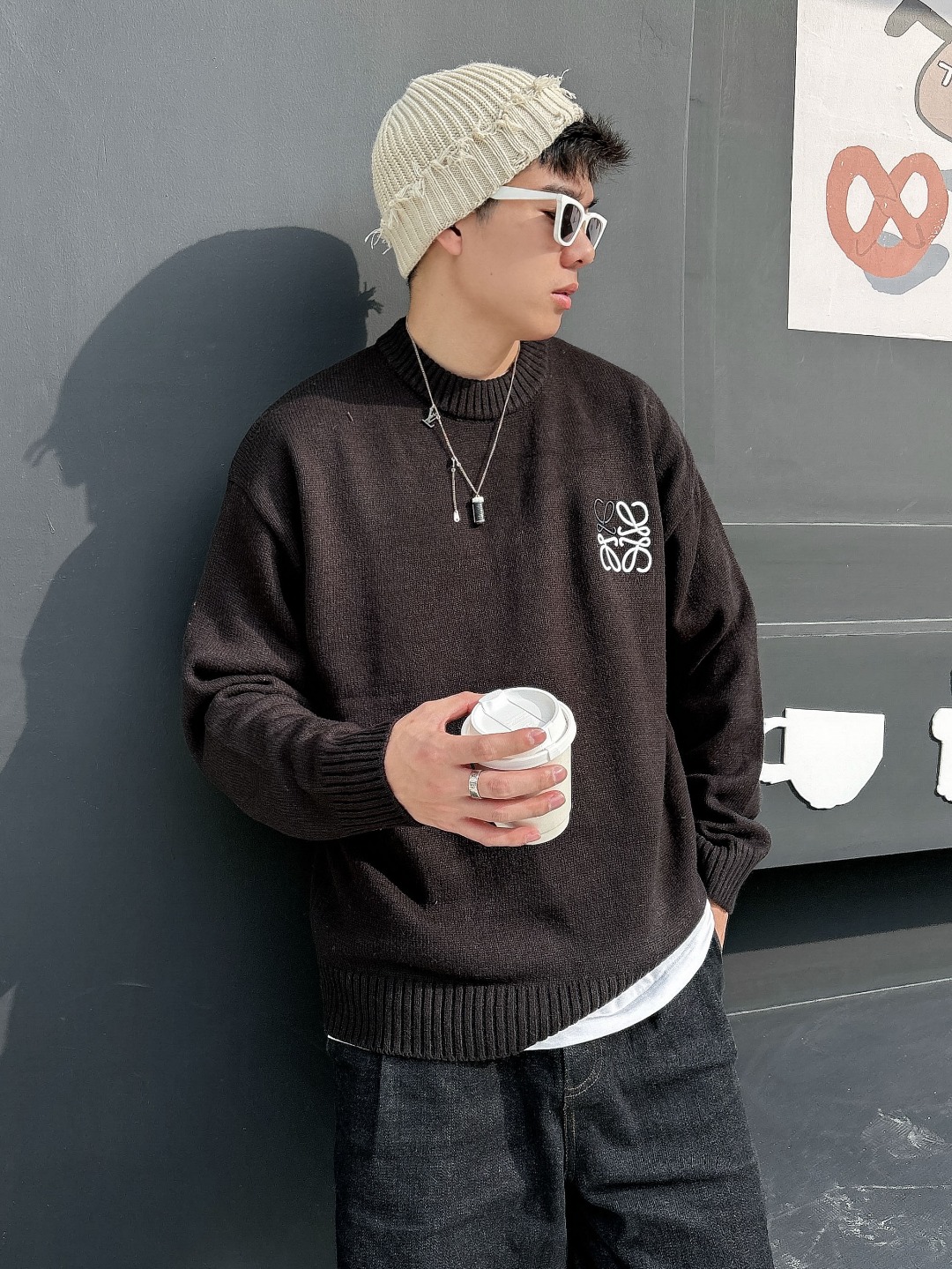 NO:566776,The latest collection of Loewe sweaters for autumn and winter, 1:1 top replica at the counter, all in good condition!  Thick style, a must-have item for fashionistas!  Old irons who know the stuff, hurry up and start, the fabric is cashmere 10 wool 60 spandex 30 sizes M~3XL, loewe, sweaters, alexander wang19860909罗意威 毛衣 秋冬最新系列,专柜1:1顶级复刻,全品相！加厚款,潮人必备单品！懂货的老铁赶紧下手,面料羊绒10羊毛60氨纶30 尺码M~3XL,,loewe,sweaters,alexander wang,Men's clothing