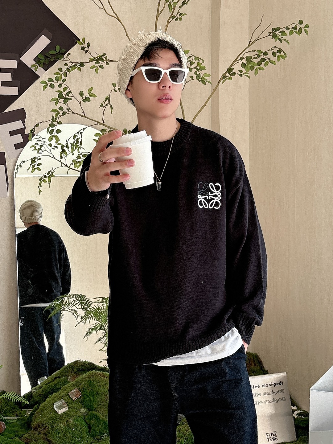 罗意威 毛衣 2025秋冬最新系列，专柜1:1顶级复刻，全品相！加厚款，潮人必备单品！懂货的老铁赶紧下手