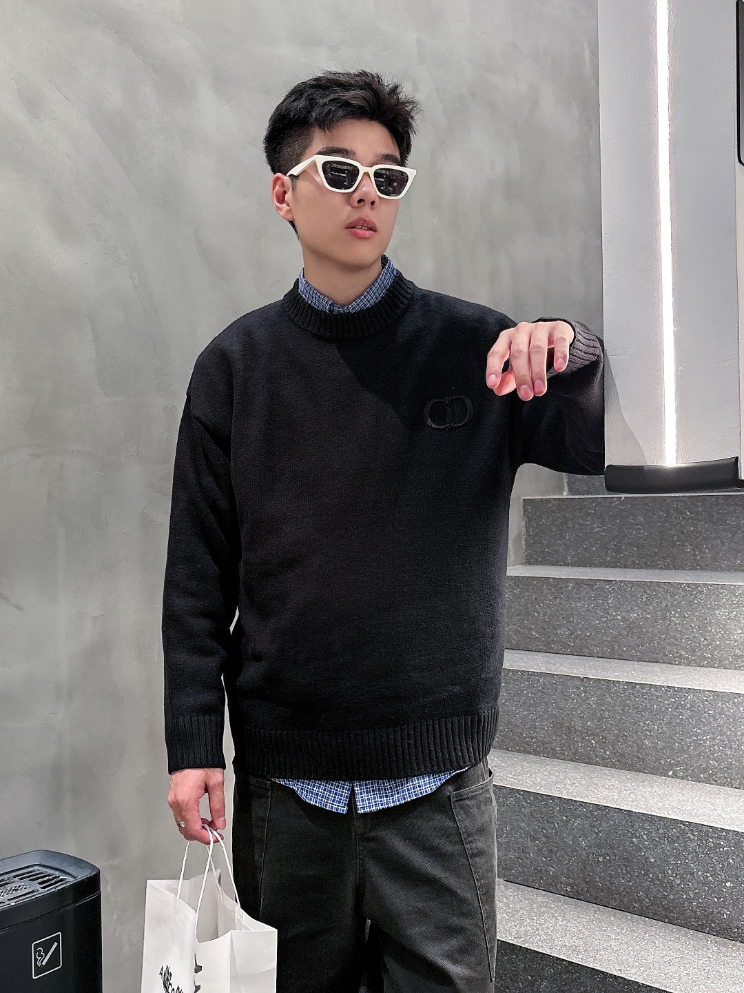 迪奥 毛衣 2025秋冬最新系列，专柜1:1顶级复刻，全品相！加厚款，潮人必备单品！懂货的老铁赶紧下手，