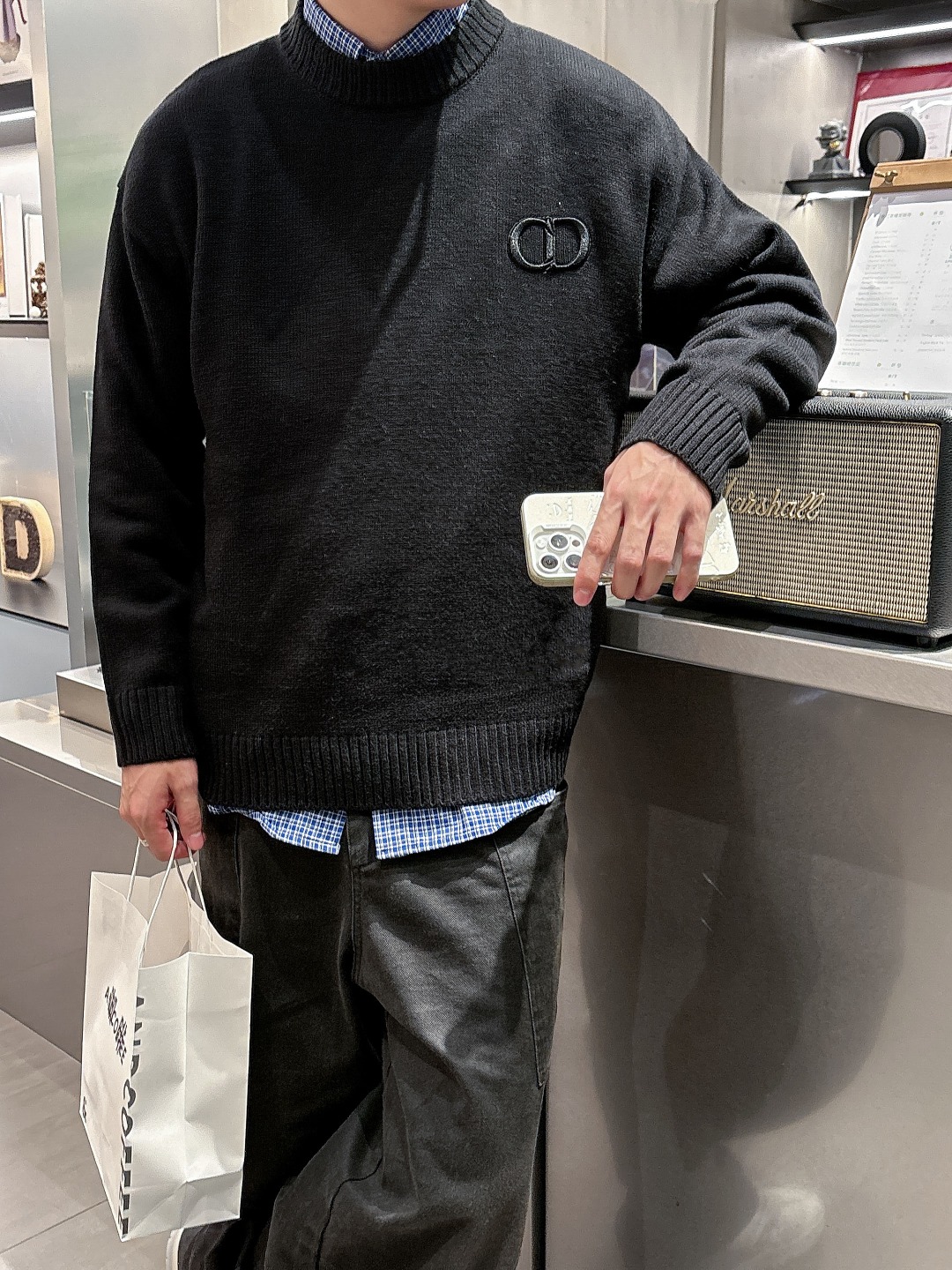 迪奥 毛衣 2025秋冬最新系列，专柜1:1顶级复刻，全品相！加厚款，潮人必备单品！懂货的老铁赶紧下手，