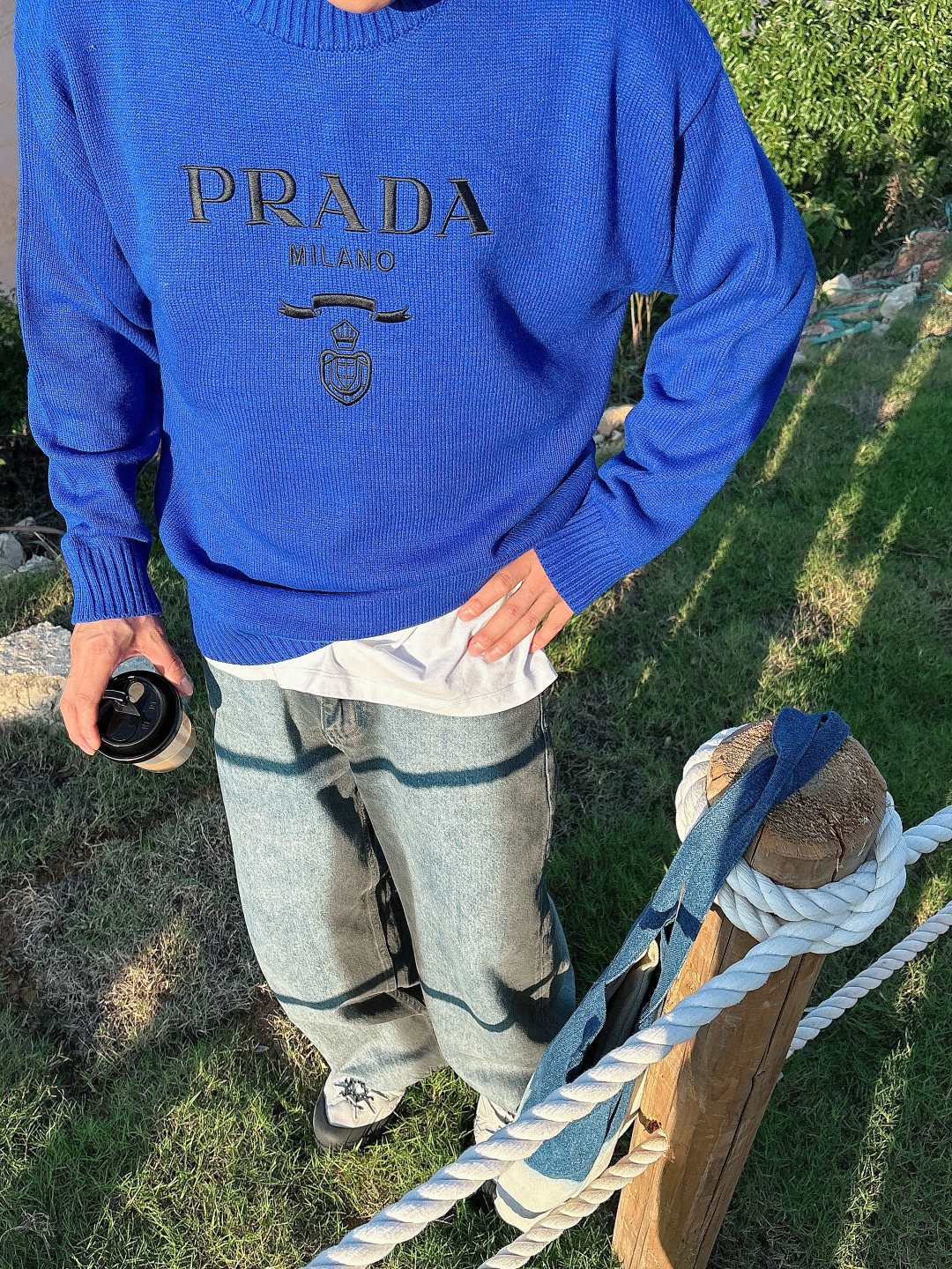 普拉达 毛衣 2025秋冬最新系列，专柜1:1顶级复刻，全品相！加厚款，潮人必备单品！懂货的老铁赶紧下手