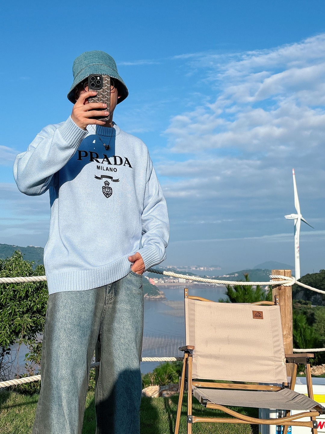 普拉达 毛衣 2025秋冬最新系列，专柜1:1顶级复刻，全品相！加厚款，潮人必备单品！懂货的老铁赶紧下手