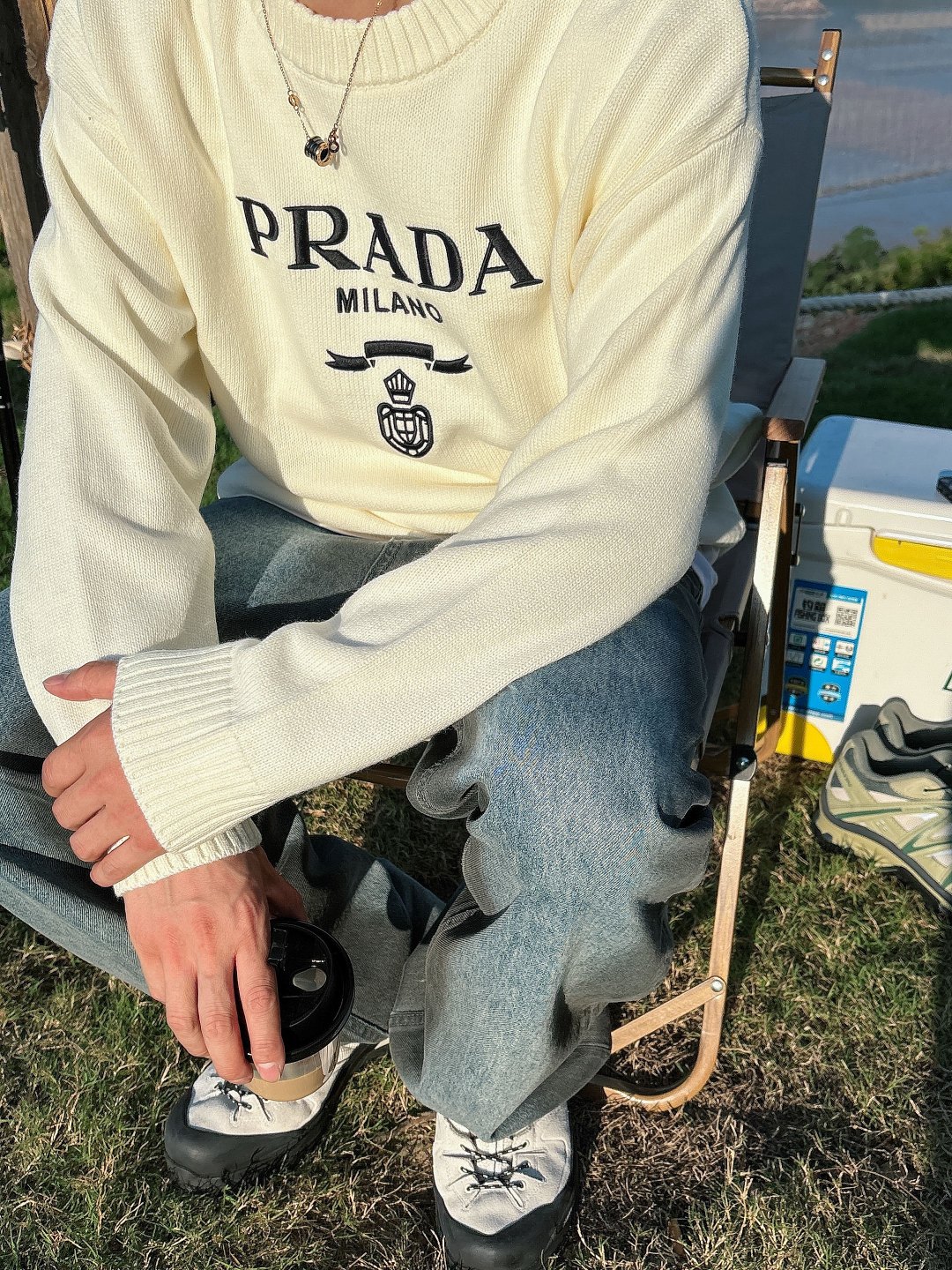 普拉达 毛衣 2025秋冬最新系列，专柜1:1顶级复刻，全品相！加厚款，潮人必备单品！懂货的老铁赶紧下手