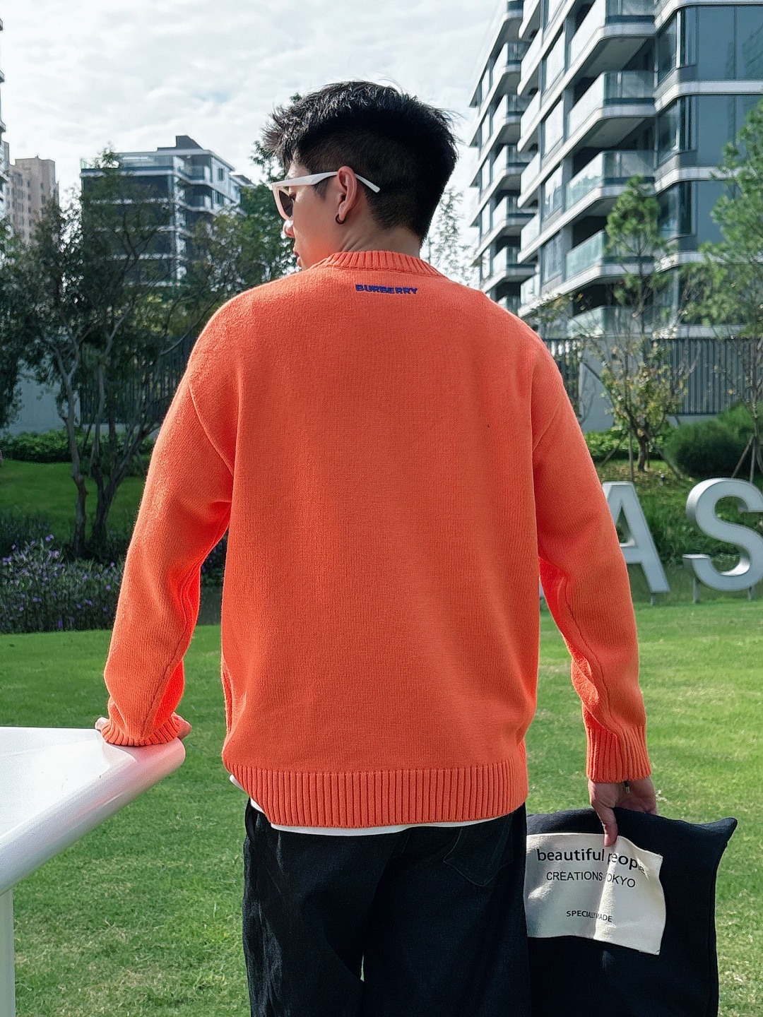 巴宝莉💥独家专供新品时尚休闲毛衣 进口原版科技面料，柔软舒适，上身舒适透气，亲肤不扎人，独特混搭设计风格