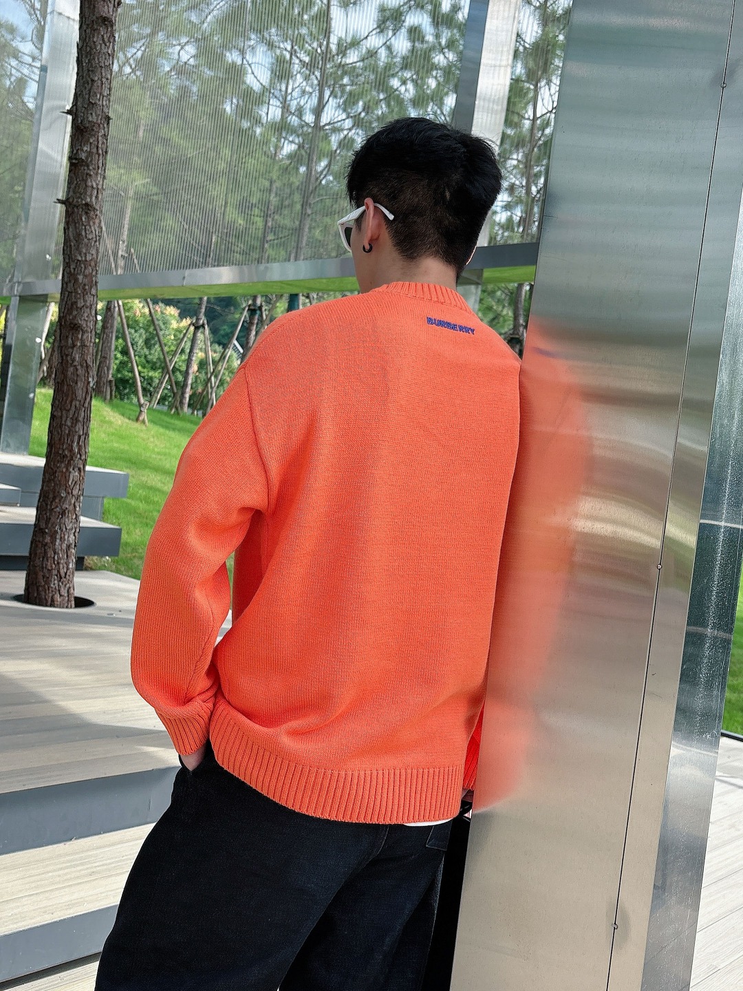 巴宝莉💥独家专供新品时尚休闲毛衣 进口原版科技面料，柔软舒适，上身舒适透气，亲肤不扎人，独特混搭设计风格