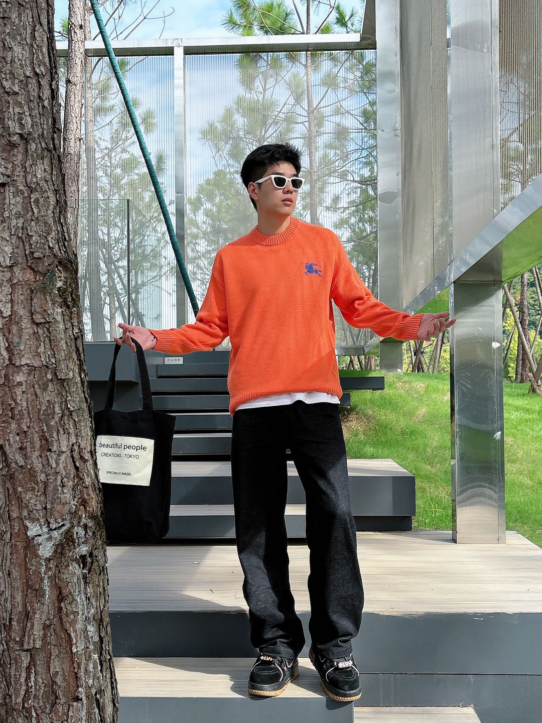 巴宝莉💥独家专供新品时尚休闲毛衣 进口原版科技面料，柔软舒适，上身舒适透气，亲肤不扎人，独特混搭设计风格