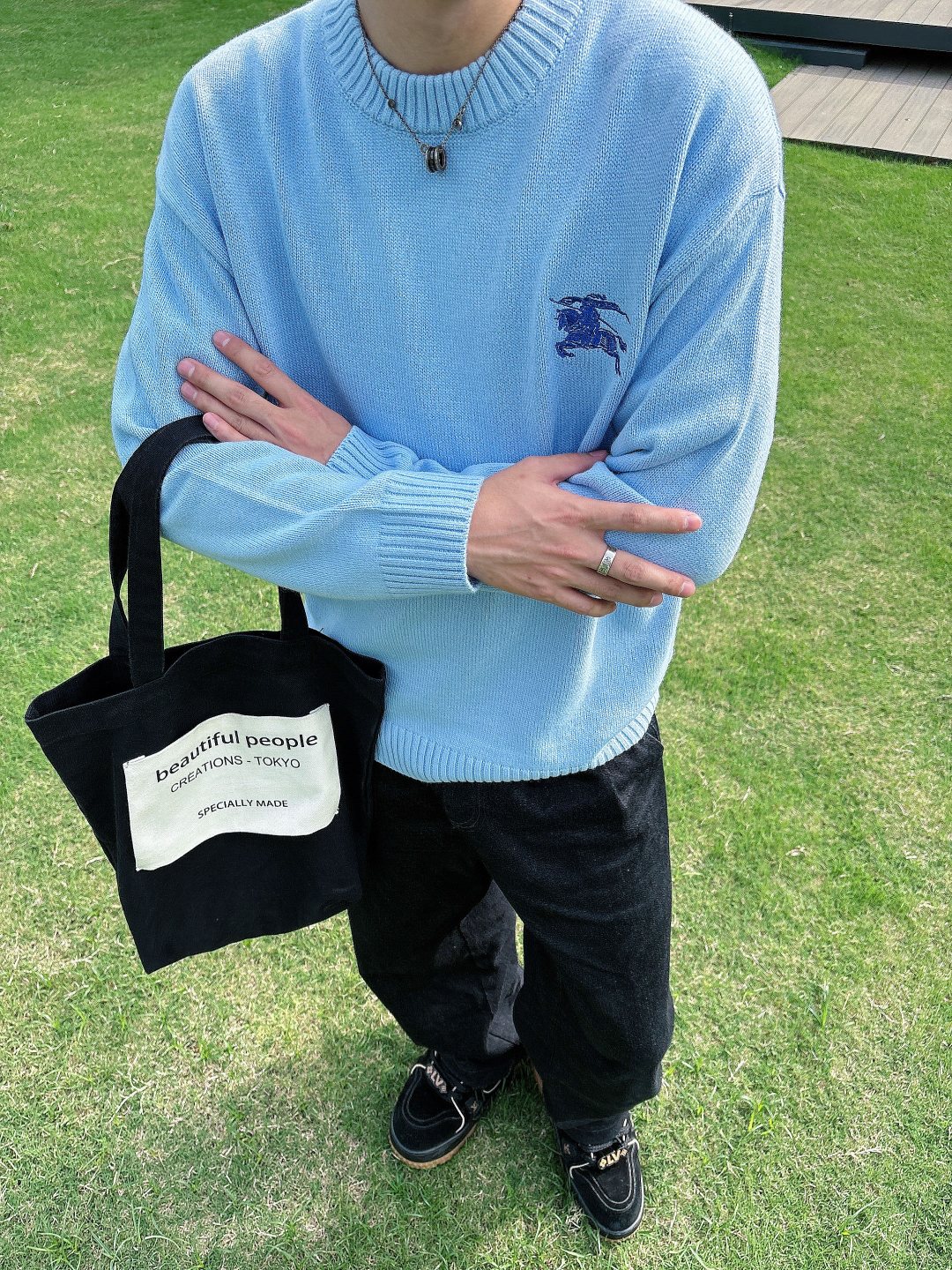 巴宝莉💥独家专供新品时尚休闲毛衣 进口原版科技面料，柔软舒适，上身舒适透气，亲肤不扎人，独特混搭设计风格