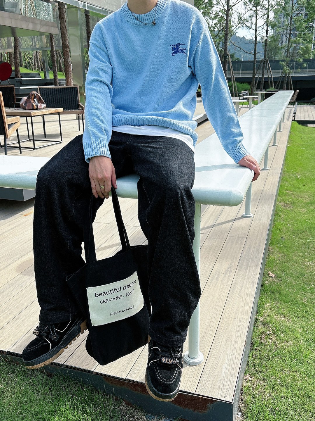 巴宝莉💥独家专供新品时尚休闲毛衣 进口原版科技面料，柔软舒适，上身舒适透气，亲肤不扎人，独特混搭设计风格