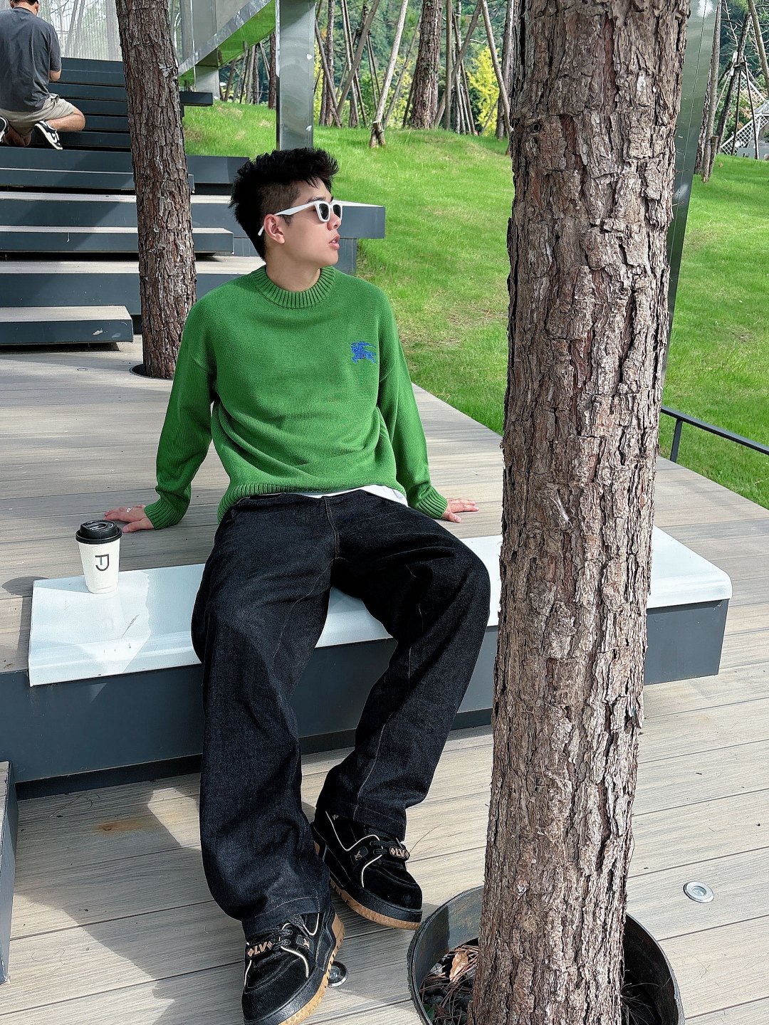 巴宝莉💥独家专供新品时尚休闲毛衣 进口原版科技面料，柔软舒适，上身舒适透气，亲肤不扎人，独特混搭设计风格