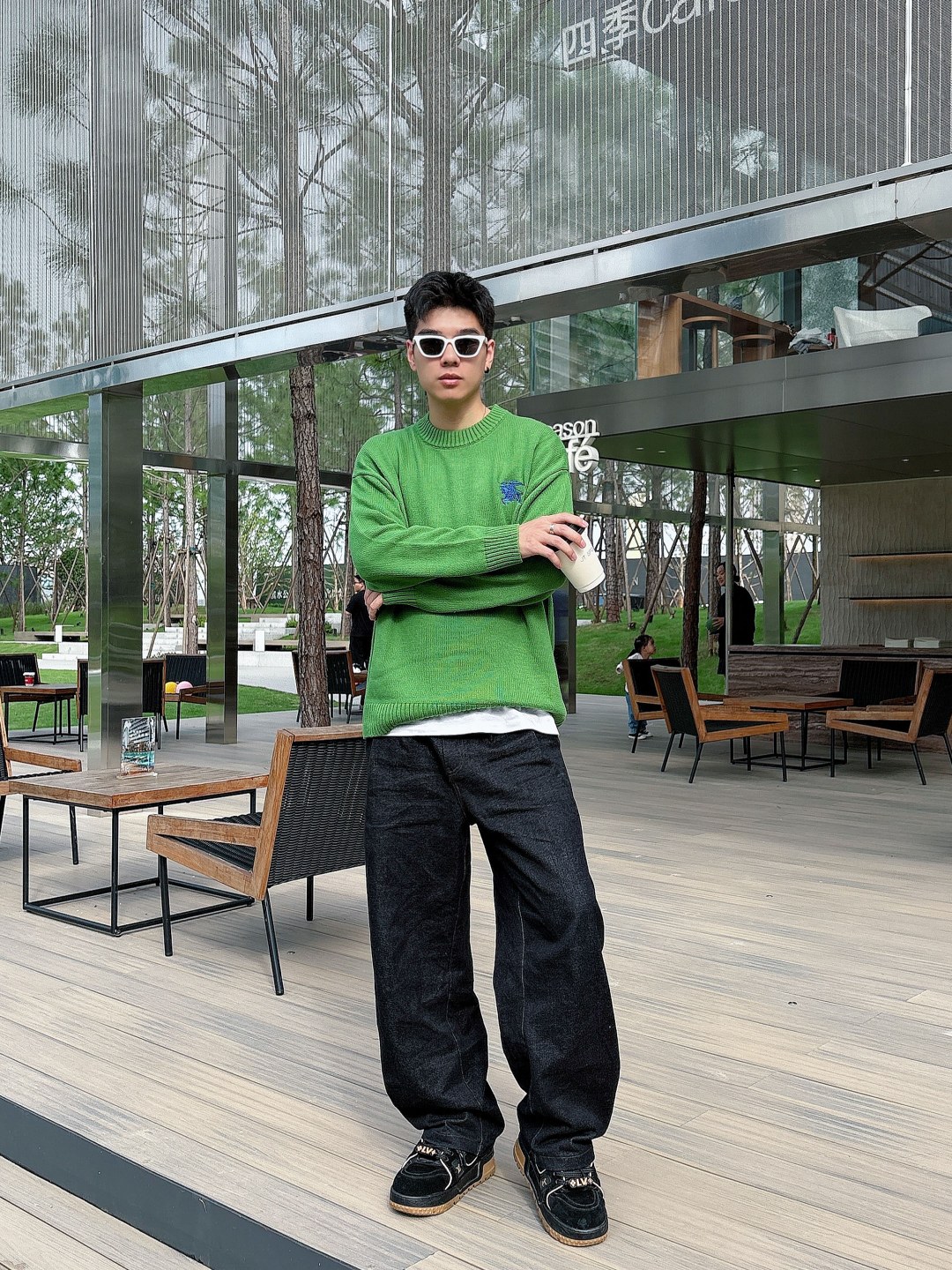 巴宝莉💥独家专供新品时尚休闲毛衣 进口原版科技面料，柔软舒适，上身舒适透气，亲肤不扎人，独特混搭设计风格