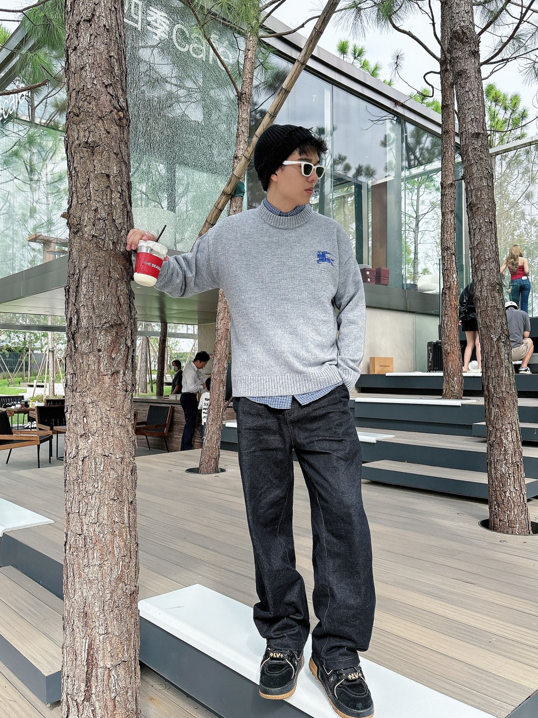 巴宝莉💥独家专供新品时尚休闲毛衣 进口原版科技面料，柔软舒适，上身舒适透气，亲肤不扎人，独特混搭设计风格