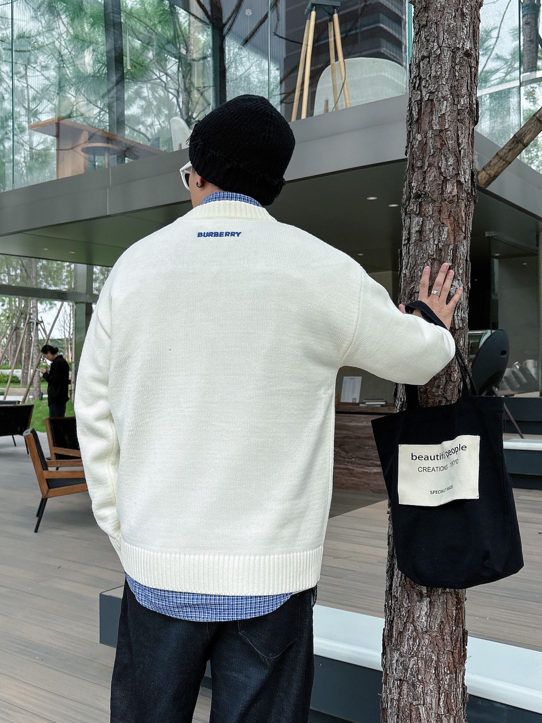 巴宝莉💥独家专供新品时尚休闲毛衣 进口原版科技面料，柔软舒适，上身舒适透气，亲肤不扎人，独特混搭设计风格