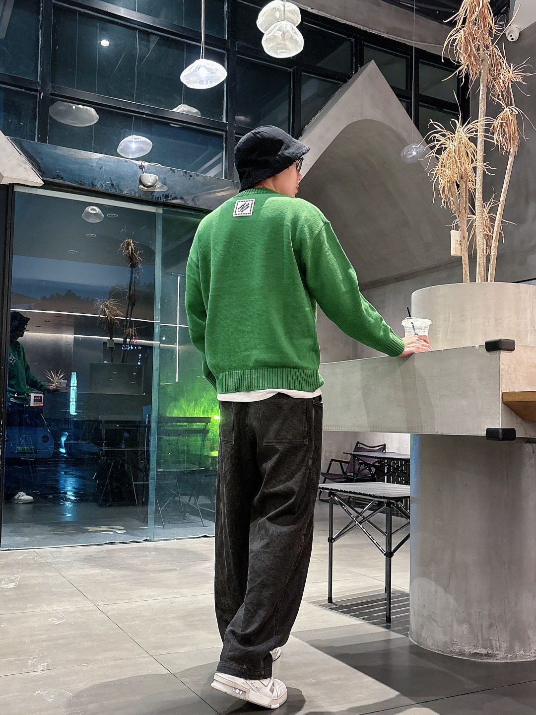 Lv💥独家专供新品时尚休闲毛衣 进口原版科技面料，柔软舒适，上身舒适透气，亲肤不扎人，独特混搭设计风格，