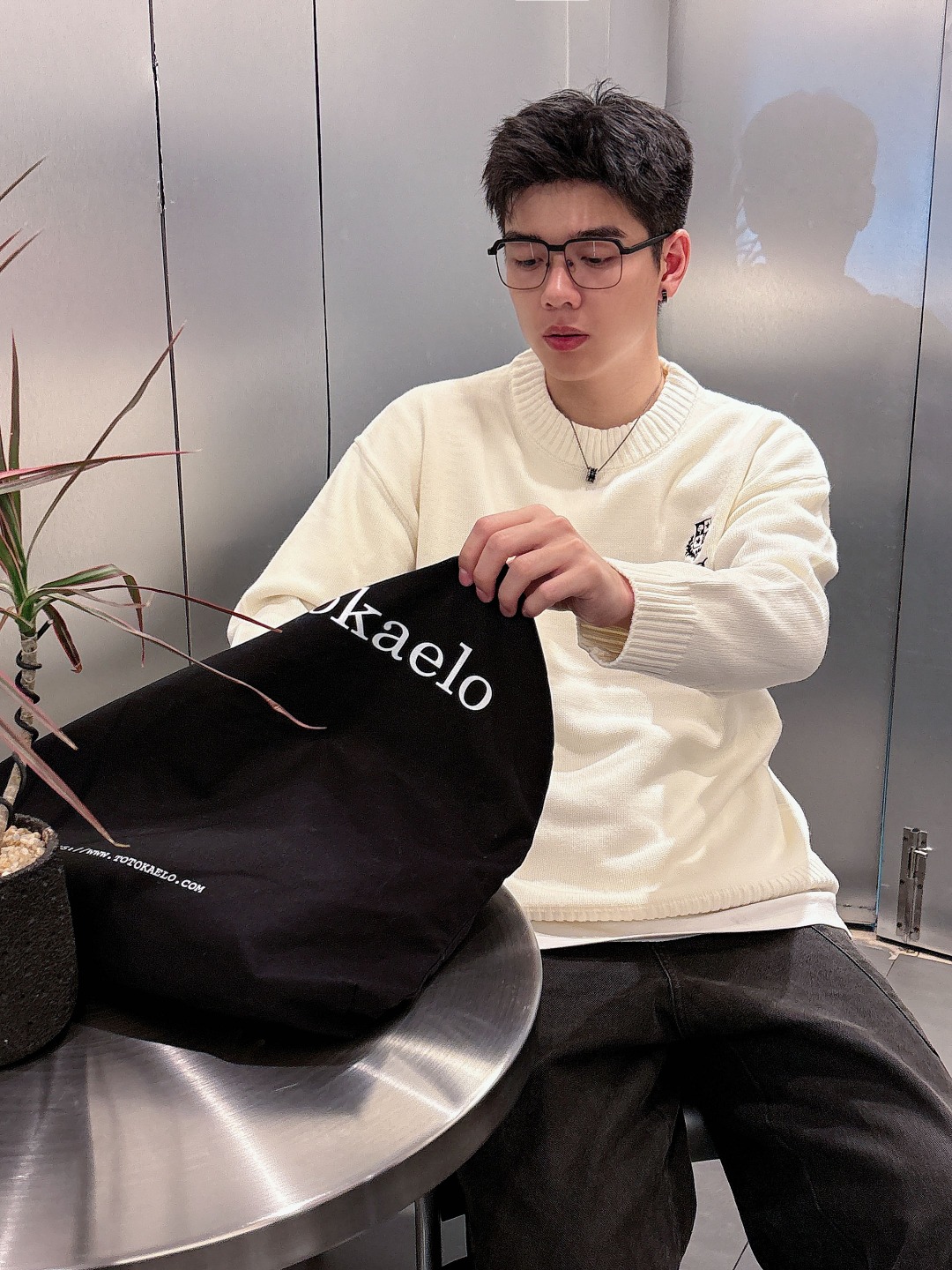 lP🆕💥独家专供新品时尚休闲毛衣 进口原版科技面料，柔软舒适，上身舒适透气，亲肤不扎人，独特混搭设计风格