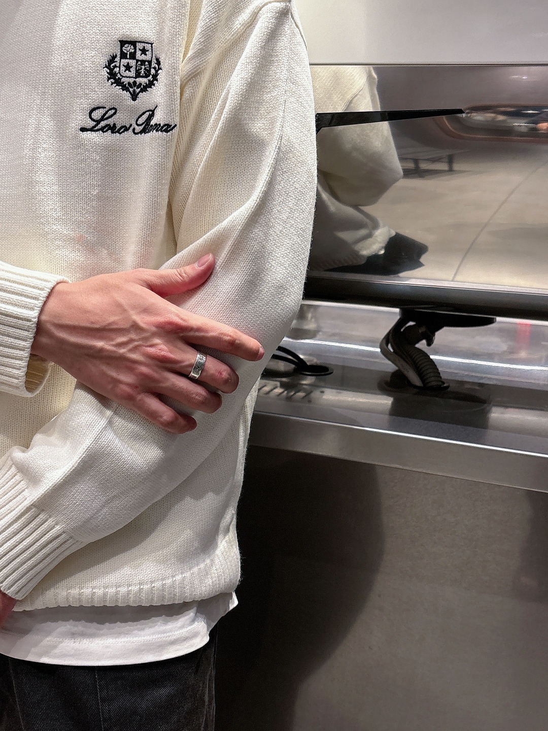 lP🆕💥独家专供新品时尚休闲毛衣 进口原版科技面料，柔软舒适，上身舒适透气，亲肤不扎人，独特混搭设计风格