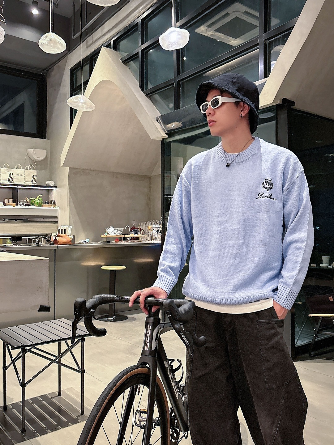 lP🆕💥独家专供新品时尚休闲毛衣 进口原版科技面料，柔软舒适，上身舒适透气，亲肤不扎人，独特混搭设计风格