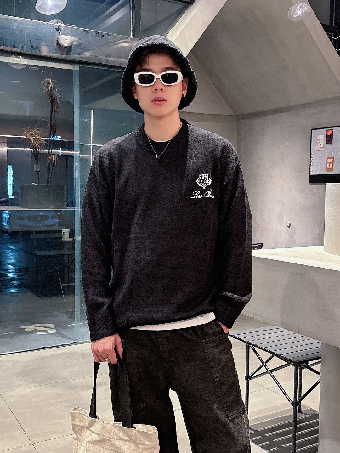 lP🆕💥独家专供新品时尚休闲毛衣 进口原版科技面料，柔软舒适，上身舒适透气，亲肤不扎人，独特混搭设计风格