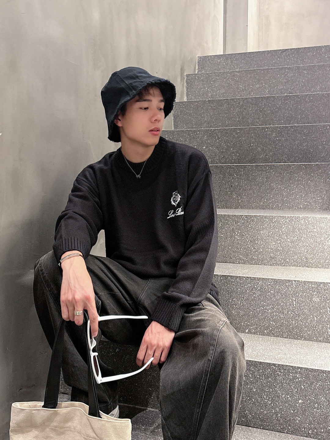 lP🆕💥独家专供新品时尚休闲毛衣 进口原版科技面料，柔软舒适，上身舒适透气，亲肤不扎人，独特混搭设计风格