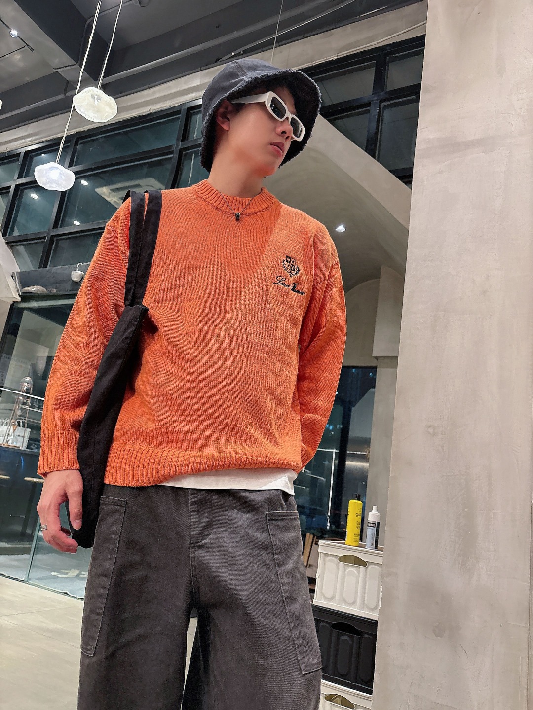 lP🆕💥独家专供新品时尚休闲毛衣 进口原版科技面料，柔软舒适，上身舒适透气，亲肤不扎人，独特混搭设计风格