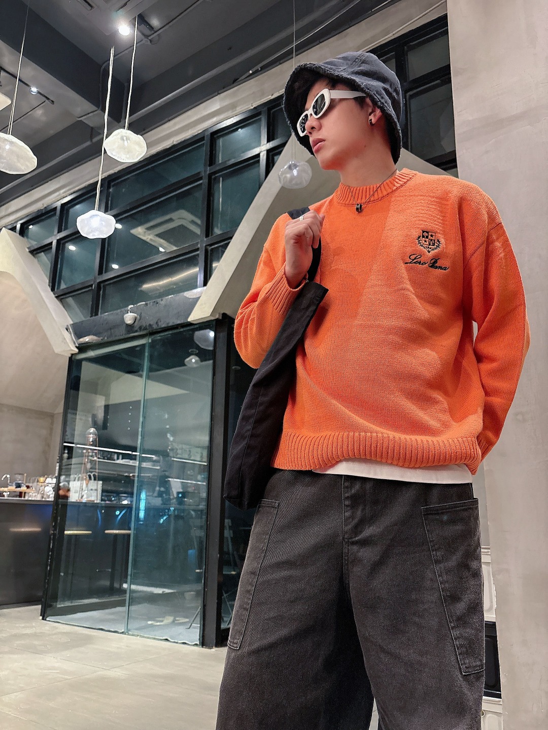 lP🆕💥独家专供新品时尚休闲毛衣 进口原版科技面料，柔软舒适，上身舒适透气，亲肤不扎人，独特混搭设计风格