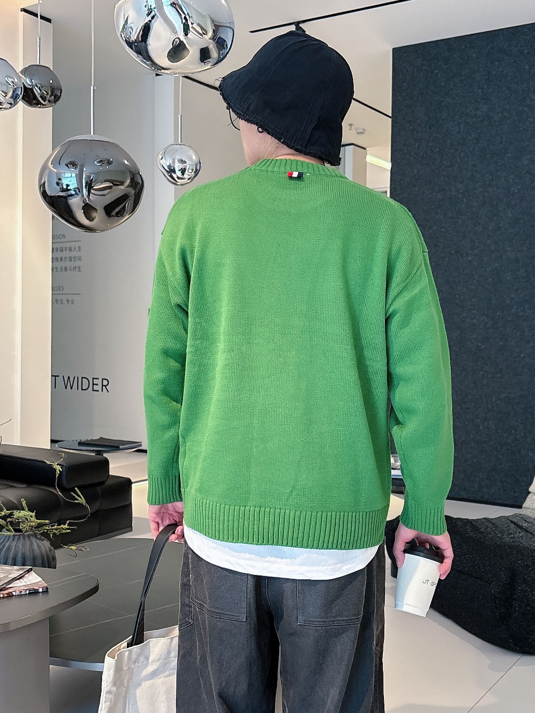 蒙口 💥独家专供新品时尚休闲毛衣 进口原版科技面料，柔软舒适，上身舒适透气，亲肤不扎人，独特混搭设计风格