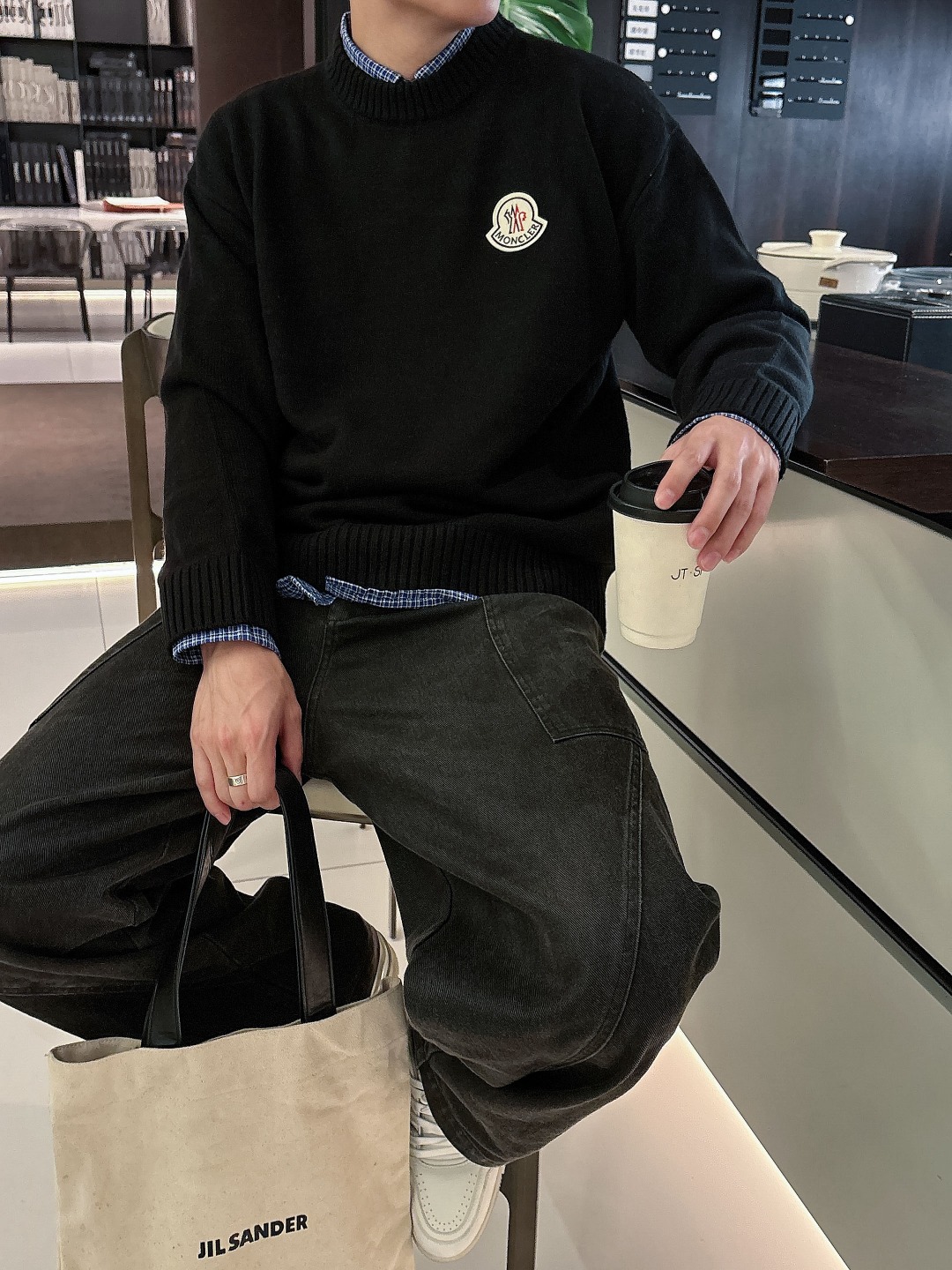 蒙口 💥独家专供新品时尚休闲毛衣 进口原版科技面料，柔软舒适，上身舒适透气，亲肤不扎人，独特混搭设计风格