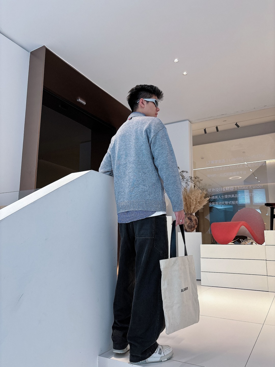 蒙口 💥独家专供新品时尚休闲毛衣 进口原版科技面料，柔软舒适，上身舒适透气，亲肤不扎人，独特混搭设计风格